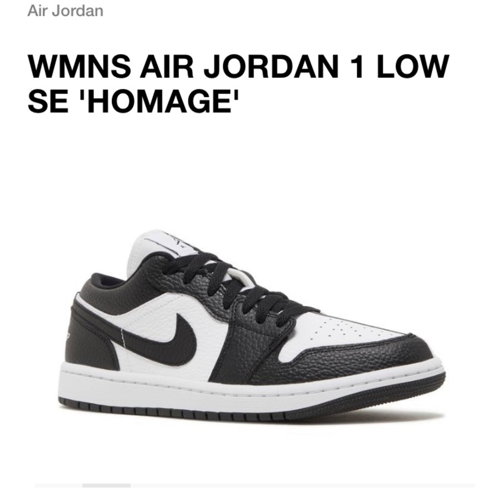 Women’s low top Air Jordan retro 1.